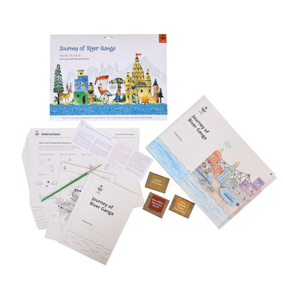 DIY Colouring kit Journey of River Ganga