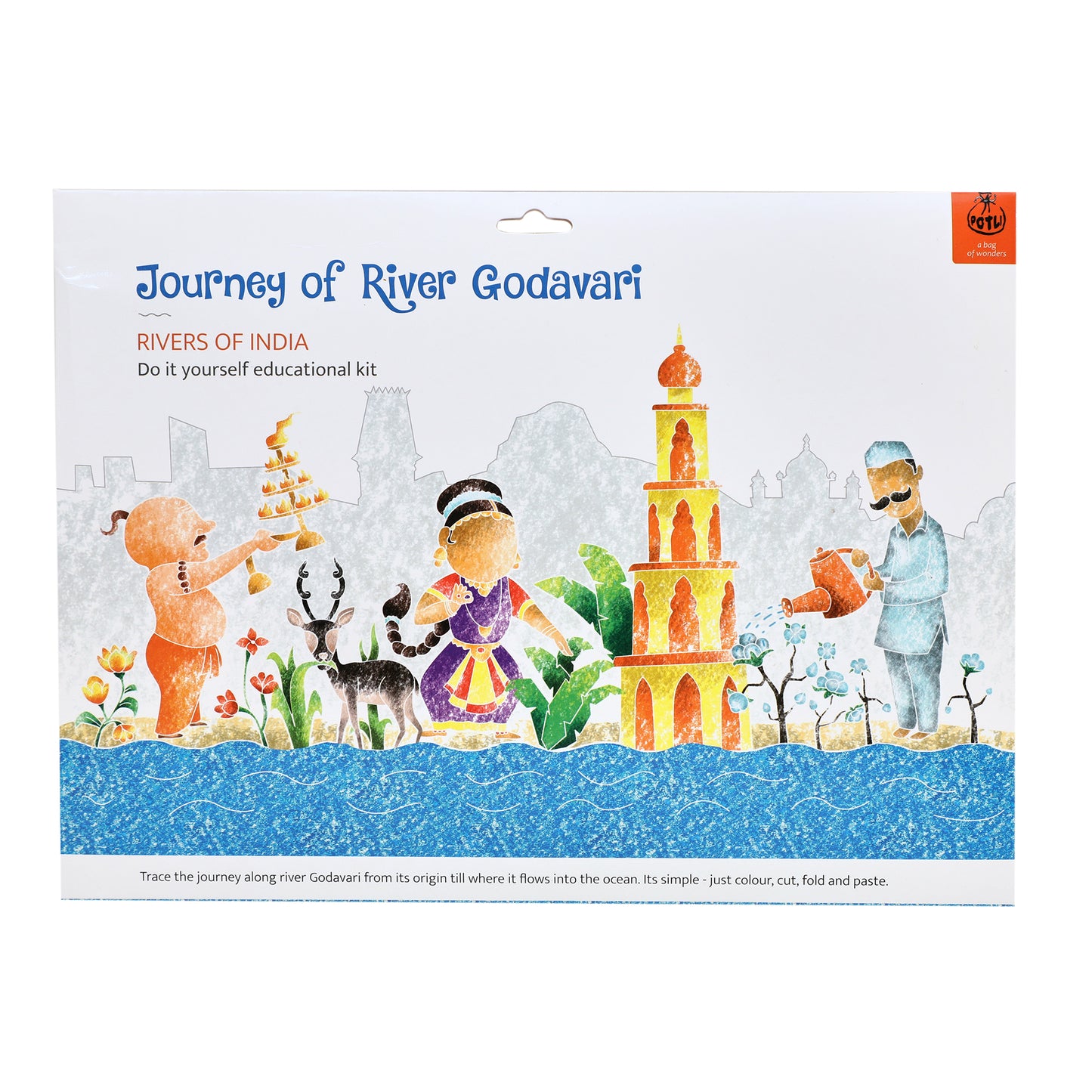 DIY Colouring kit Journey of River Godavari