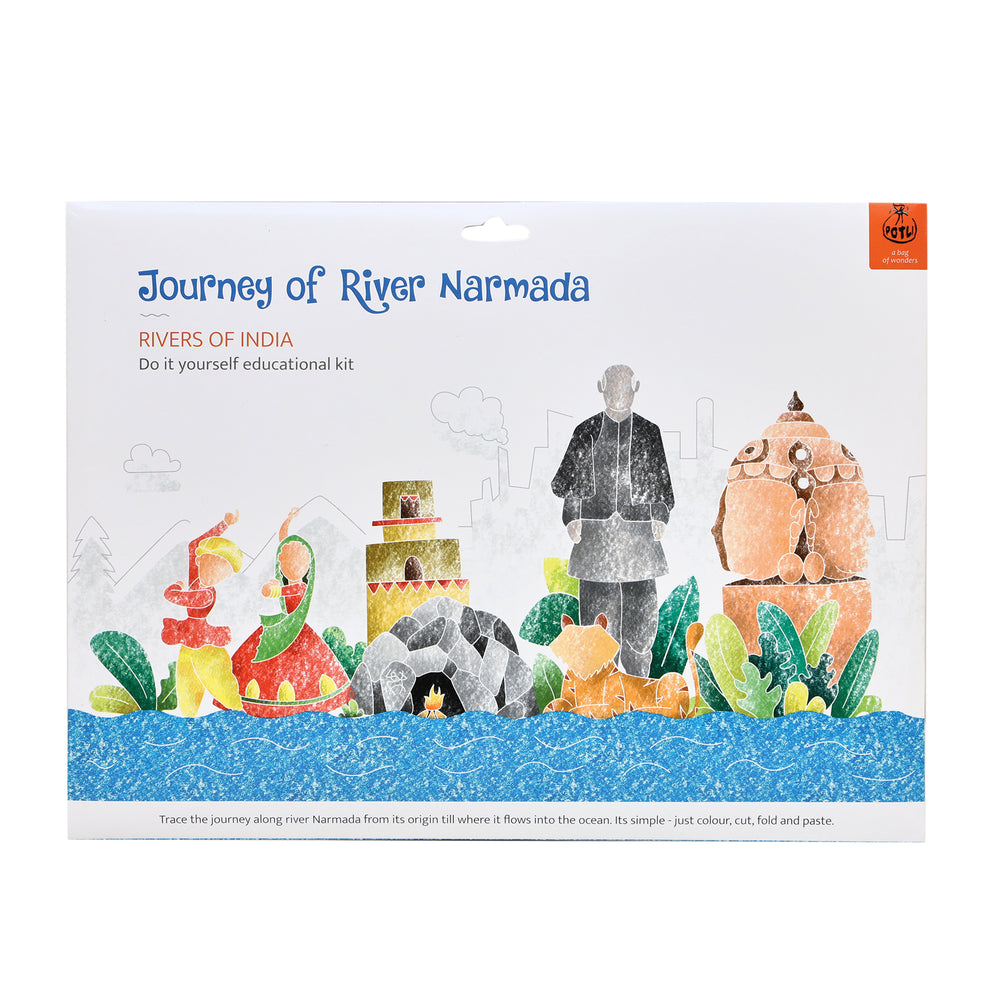 DIY Colouring kit Journey of River Narmada
