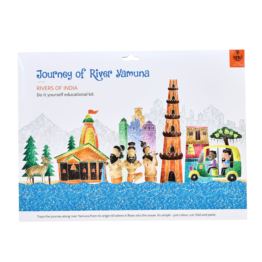 DIY Colouring kit Journey of River Yamuna
