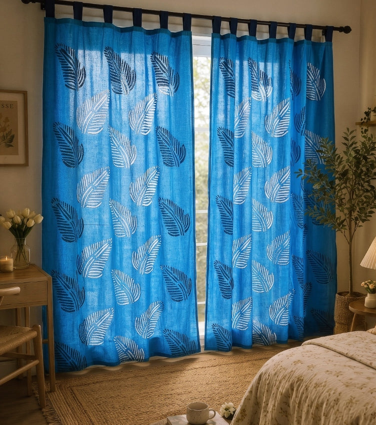 Applique Work Curtains
