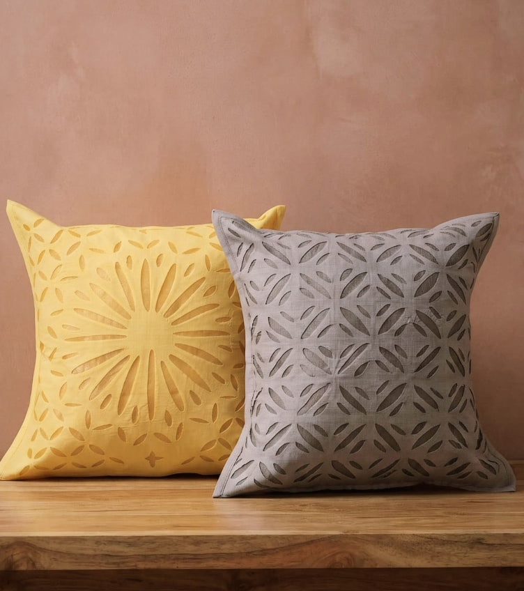 Applique Cushion Covers