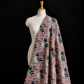 Pomegranate Peel Hand Block Print Cotton Fabric 07