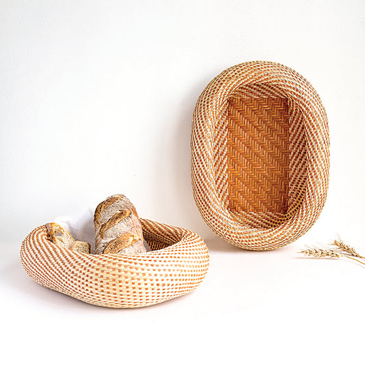 Oval Bamboo Bread Basket