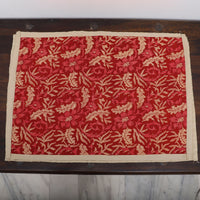 Leaf - Bagh Hand Block Printed Cotton Table Mats (Set Of 6)