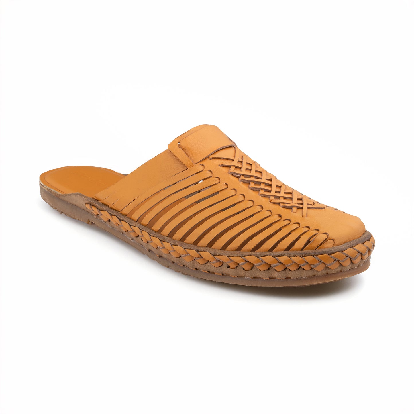 CSK Yellow - Handmade Leather Loafer Kolhapuri Chappal for Men