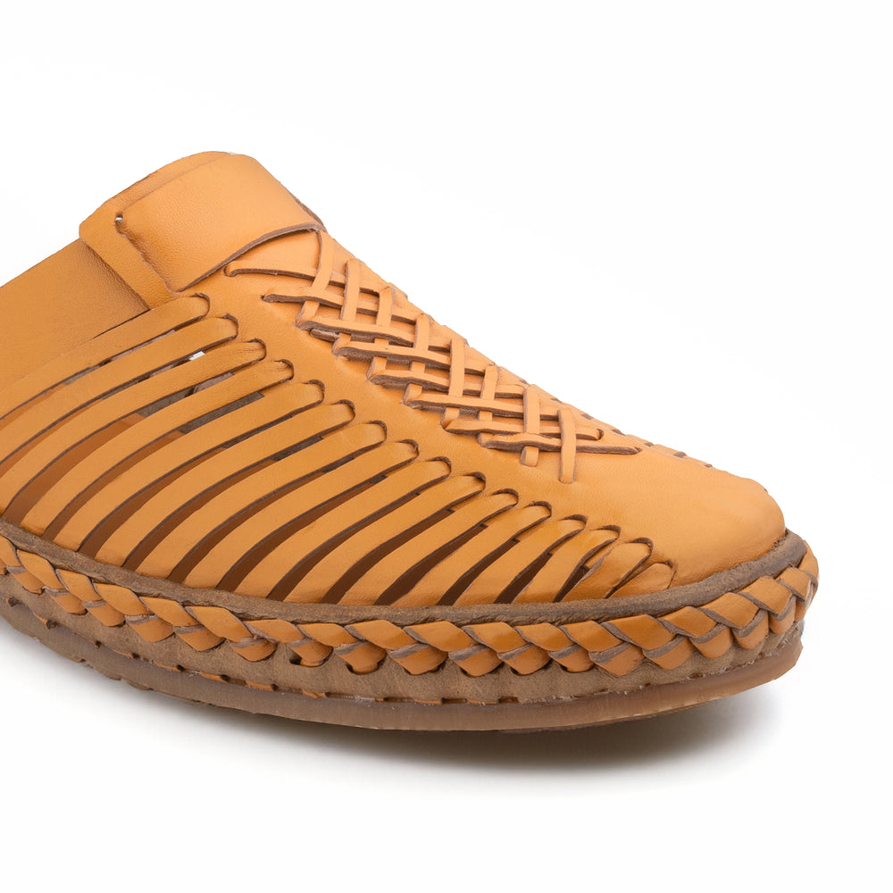 CSK Yellow - Handmade Leather Loafer Kolhapuri Chappal for Men