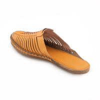 CSK Yellow - Handmade Leather Loafer Kolhapuri Chappal for Men