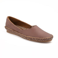 Umber - Kolhapuri Bantu Leather Loafer for Women