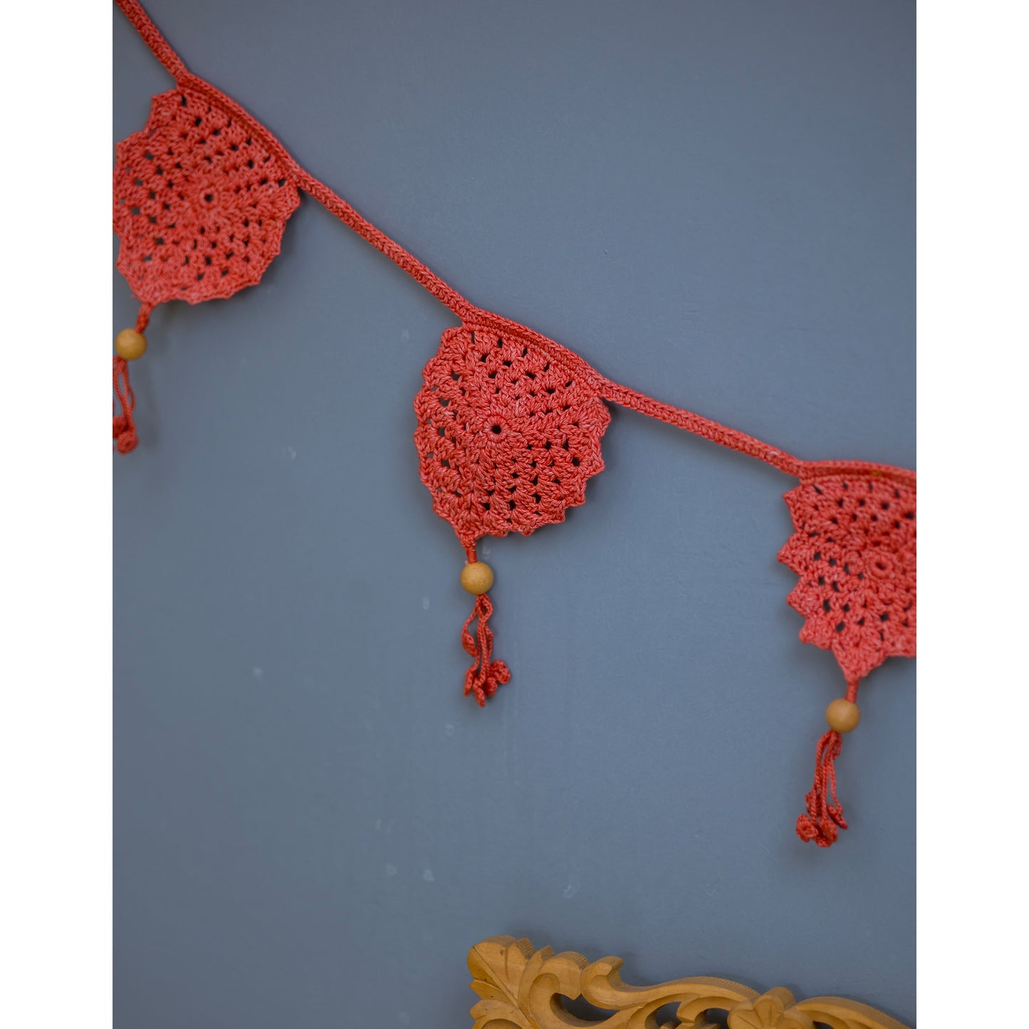 Bird Boho Bunting ~ Rust Red