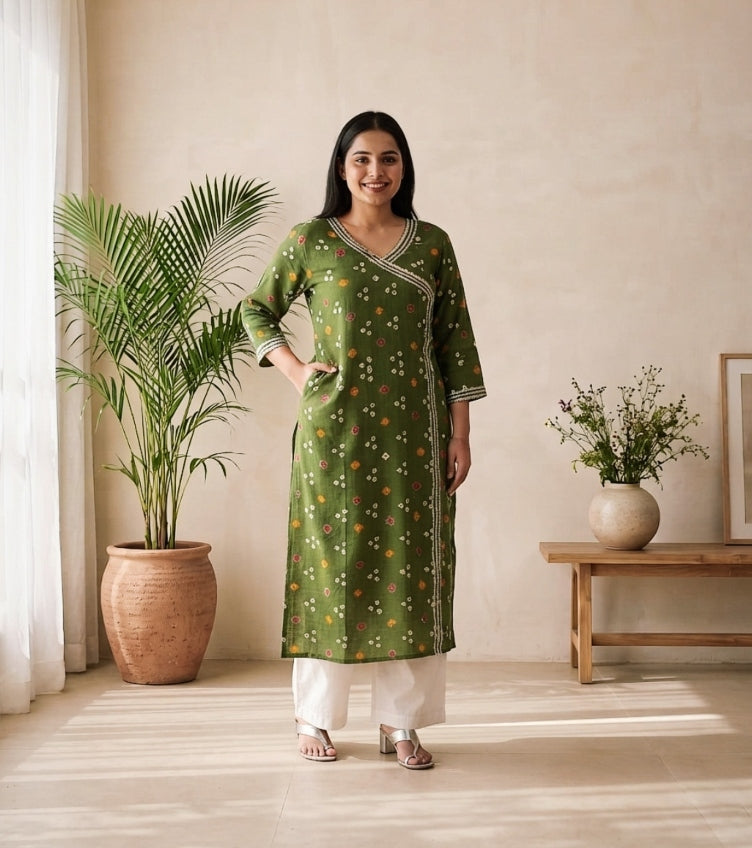 Bandhani Cotton Kurtas