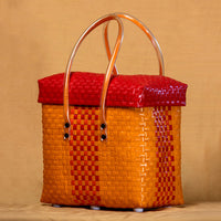 Handmade Colorfull Multipurpose Basket with Lid