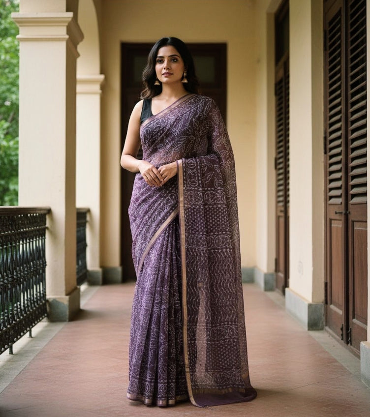 Batik Print Sarees