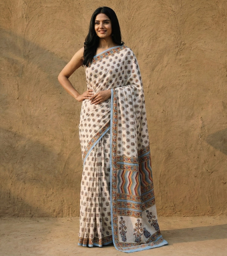 Sanganeri Print Sarees