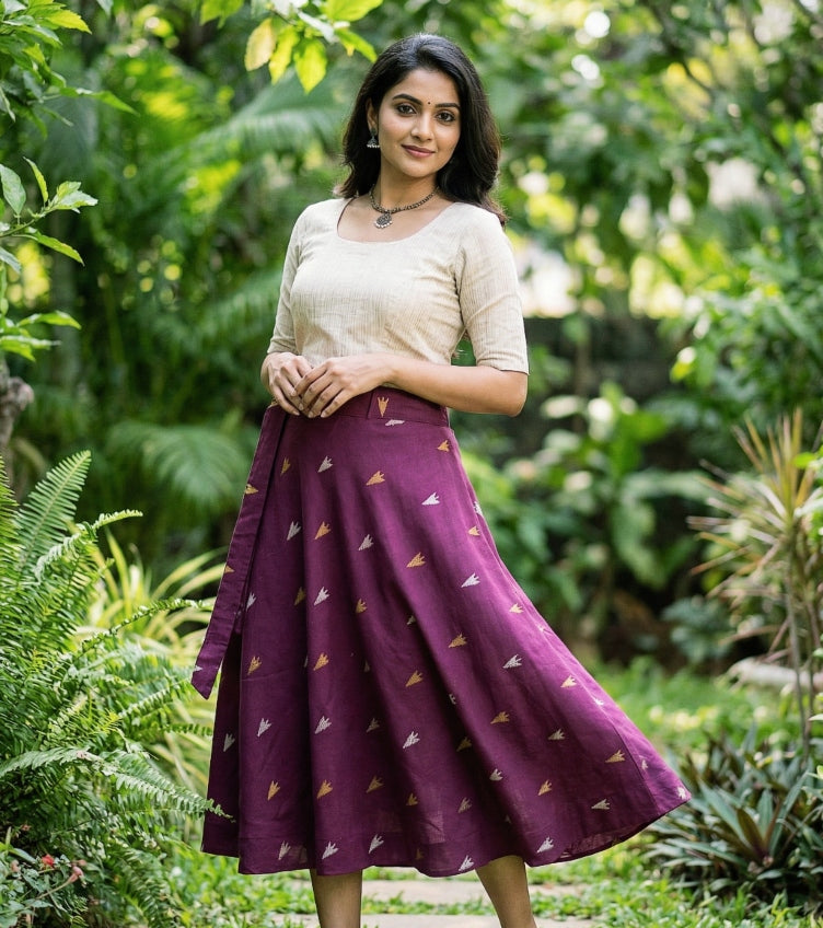 Jacquard Cotton Skirts