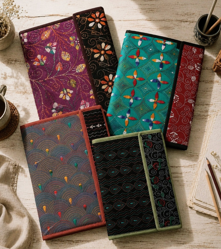 Kantha File Folders