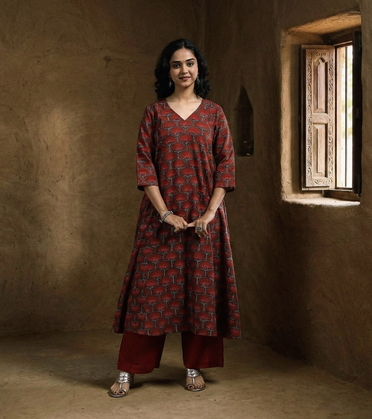 Ajrakh Print Kurtas