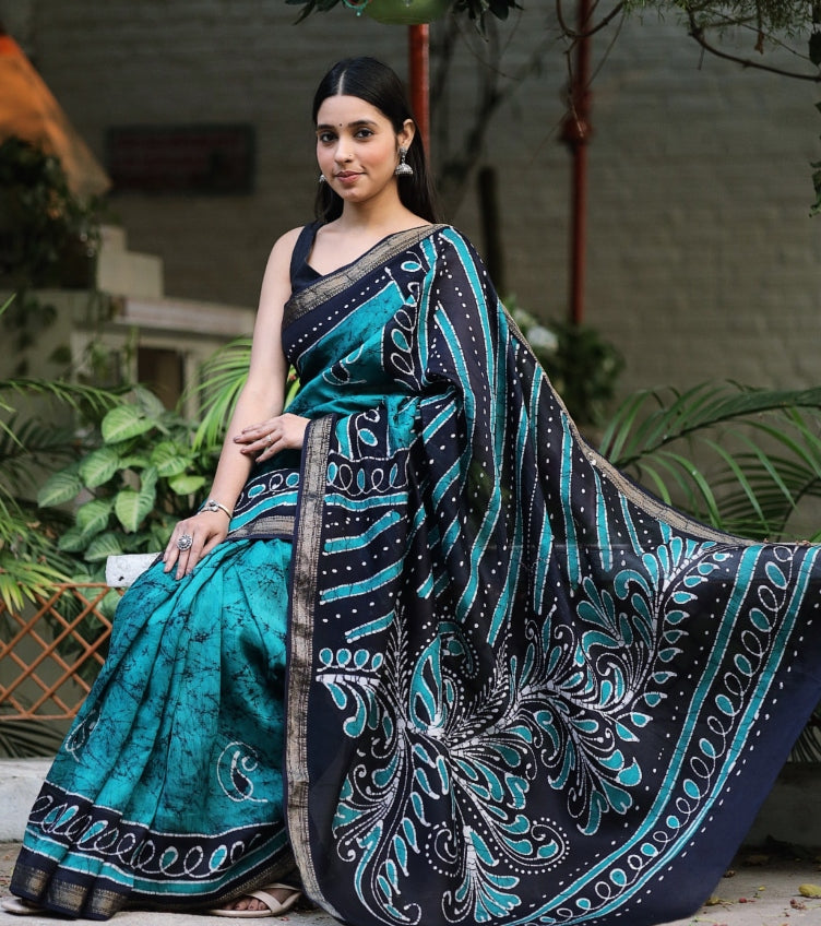 Batik Print Sarees