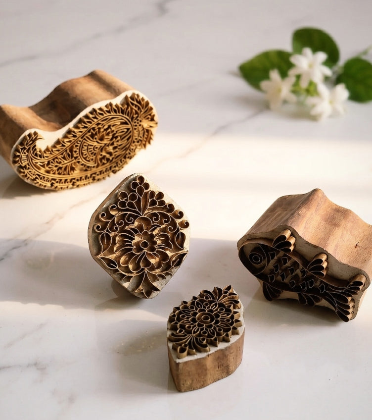 Wood Brass Blocks