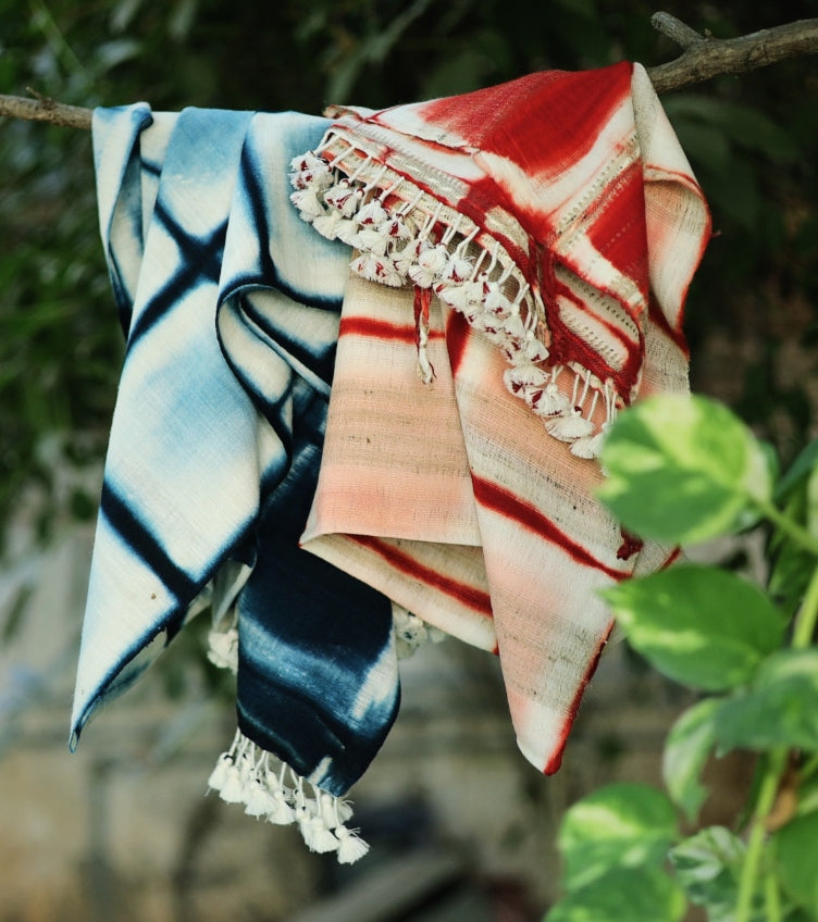 Shibori Stoles
