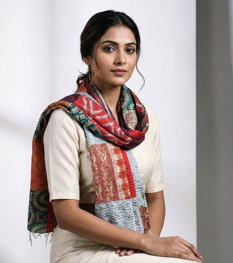 Bengal Kantha Stoles