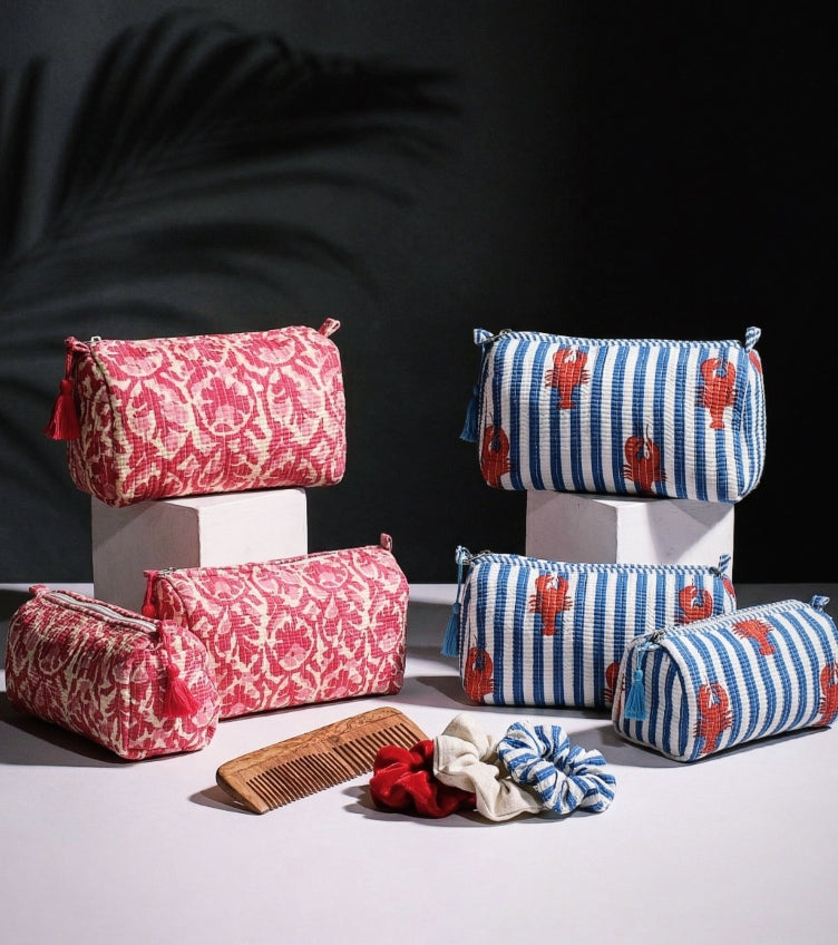Sanganeri Toiletry Bags