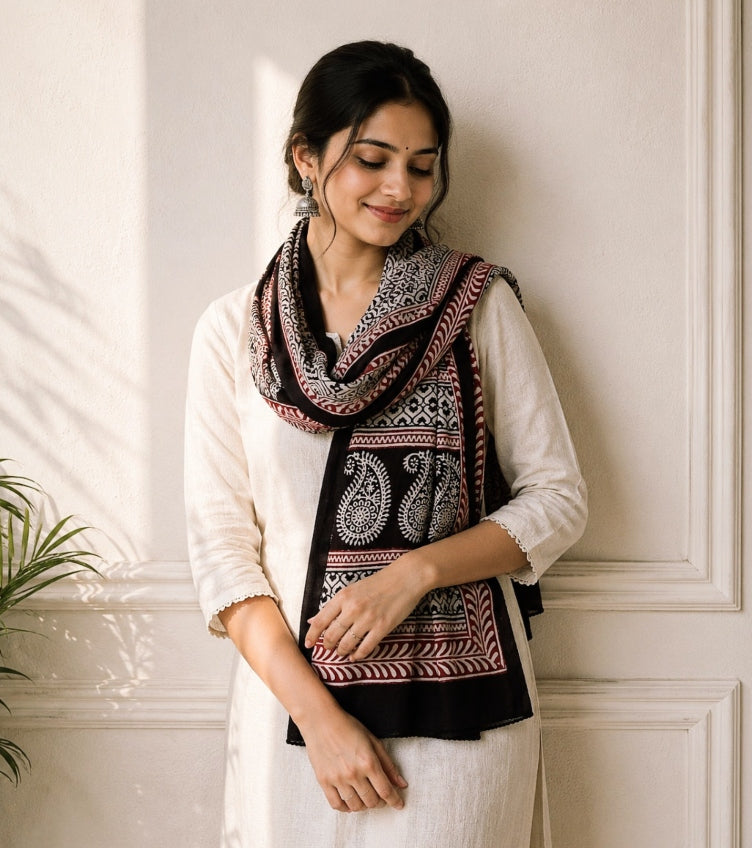 Bagh Print Stoles