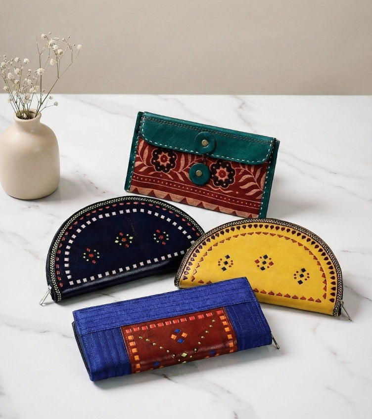 Kutch Leather Clutches