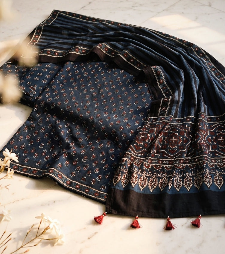 Ajrakh Dress Materials