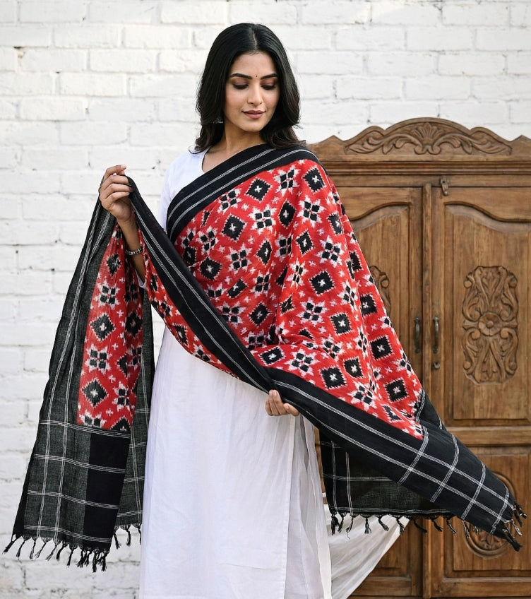 Pochampally Ikat Dupattas