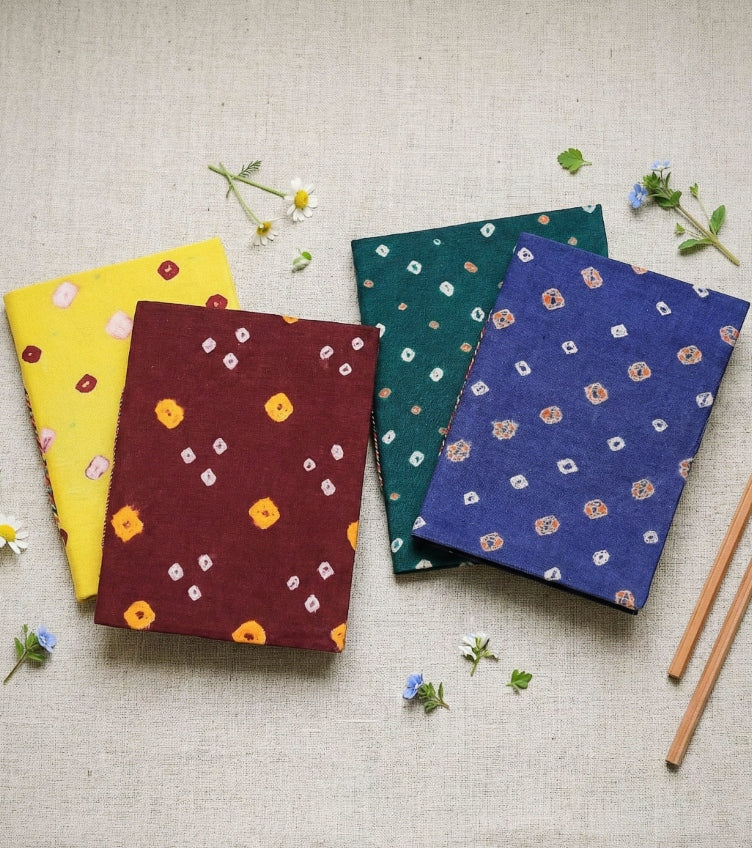 Bandhani Cover Notebooks