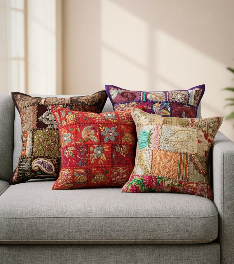 Khambadiya Cushion Covers