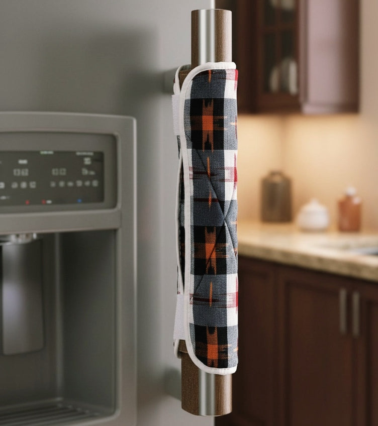 Ikat Fridge Handle Covers