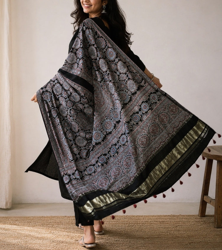 Ajrakh Dupattas