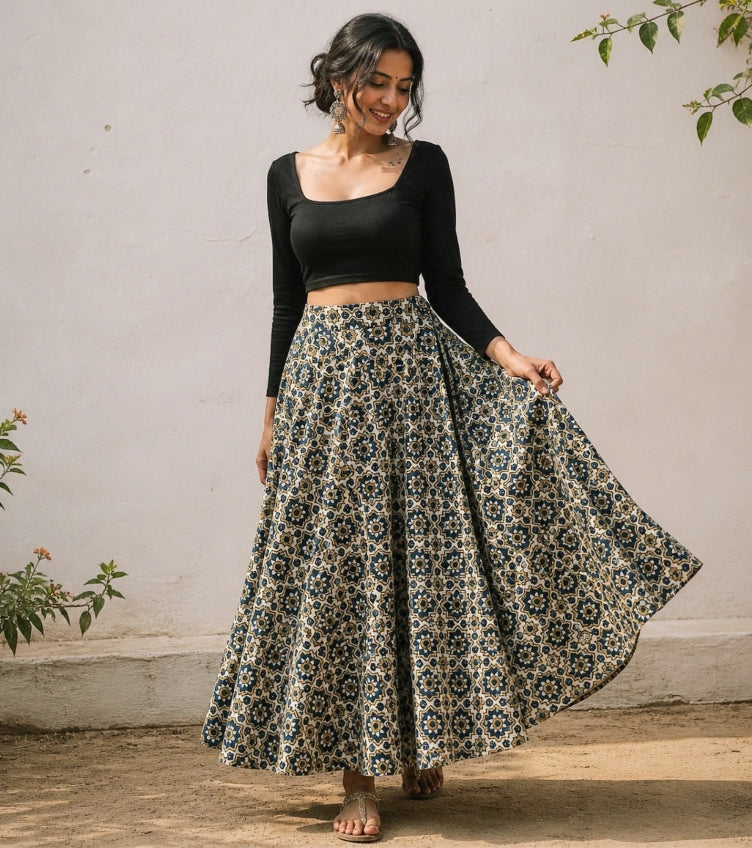 Ajrakh Print Skirts