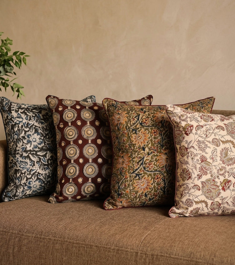 Kalamkari Cushion Covers