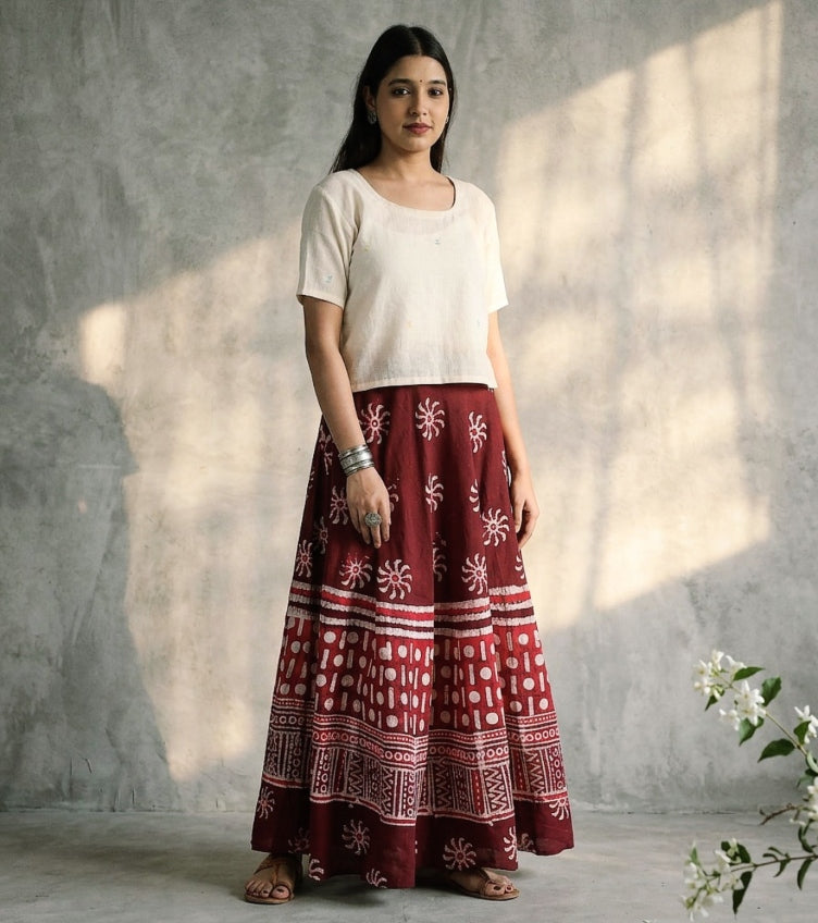 Batik Print Skirts