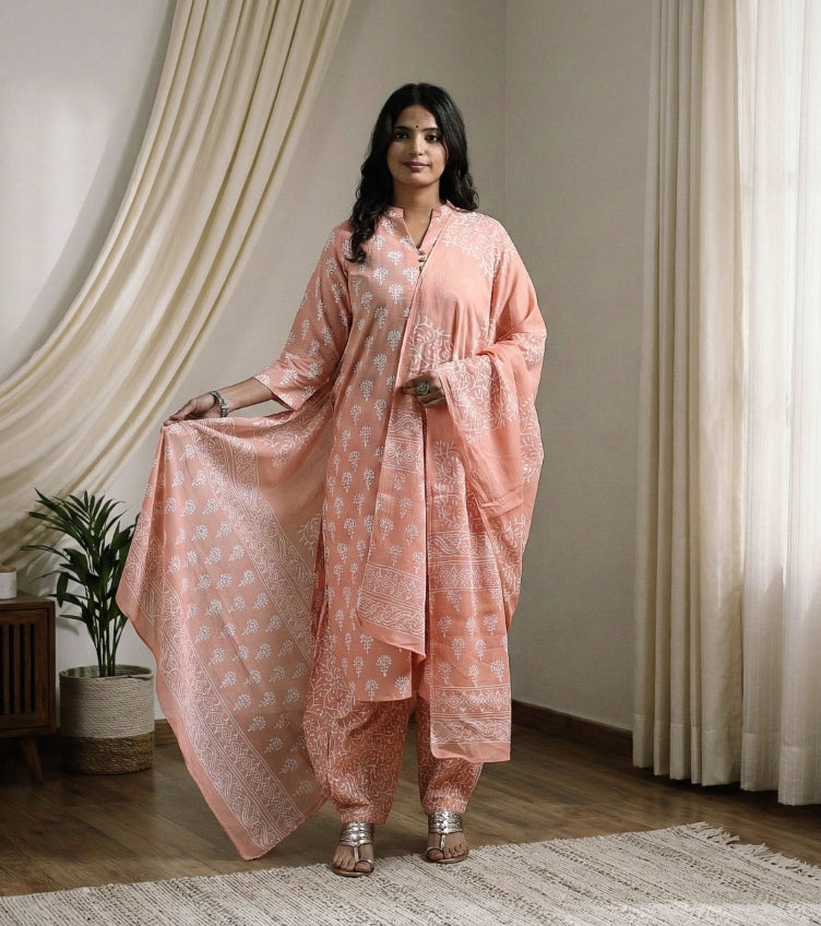 Sanganeri Stitched Suits