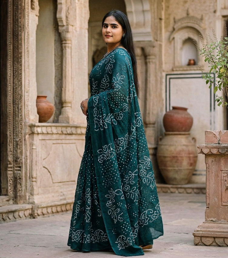 Bandhani Sarees