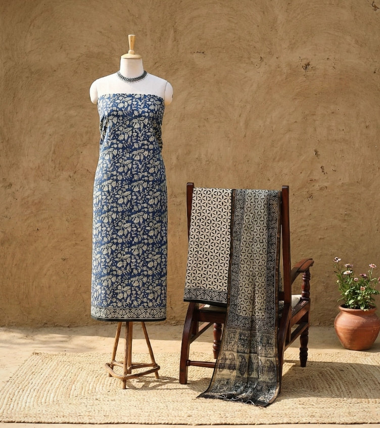 Bagru Dress Materials