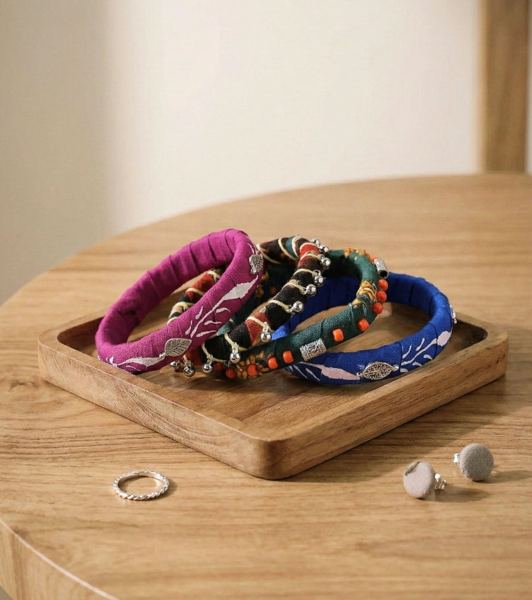 Handcrafted Fabart Bangles