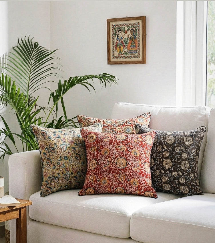 Kalamkari Cushion Covers