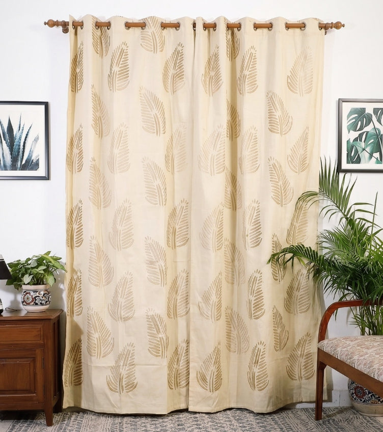 Applique Work Curtains