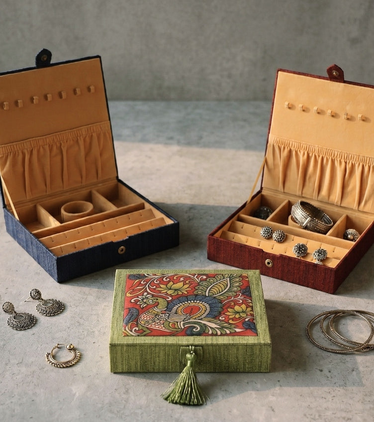 Kalamkari Jewellery Boxes