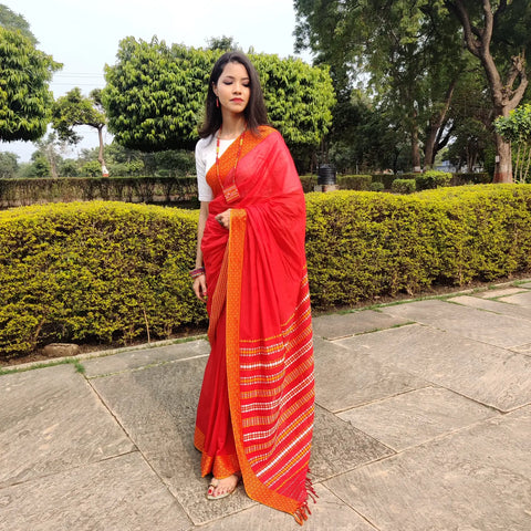 Begumpuri Handwoven Cotton Saree from Bengal