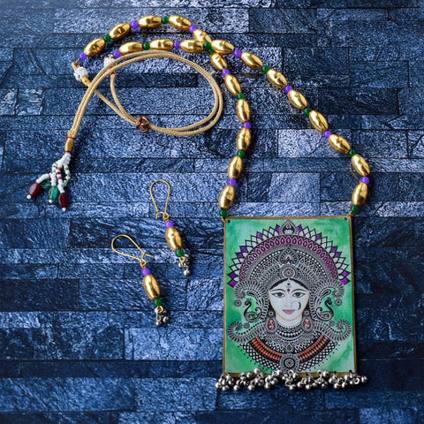 Bindurekha Dhatu Maata Necklace Set