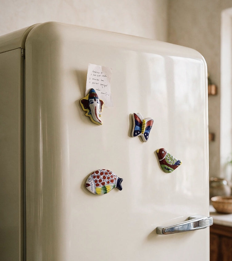 Blue Pottery Magnets