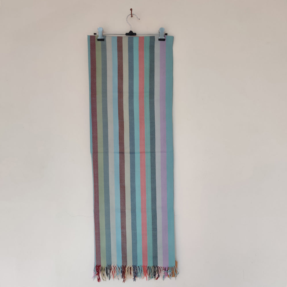 Multicolor Handwoven Merino Wool Stole