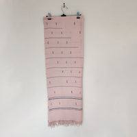 Pink Handwoven Merino Wool Stole