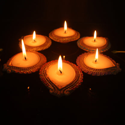 Wax Filled Candles Set 